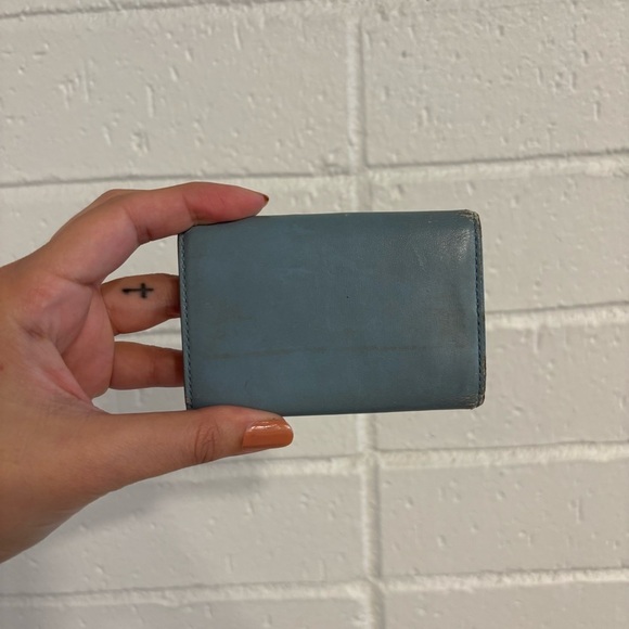 Saint Laurent vintage keyholder wallet in blue - Picture 8 of 13